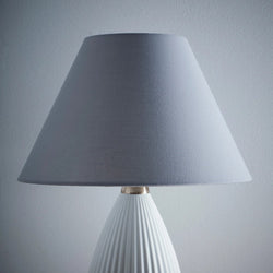 Grey Linen Coolie Lampshade