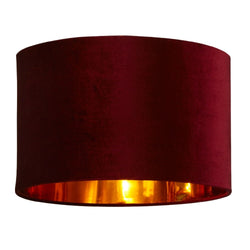 Red Velvet Lampshade