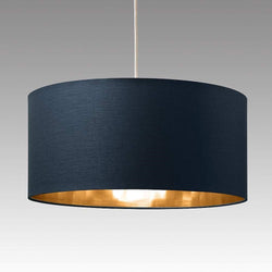 Large Navy Blue Pendant Shade