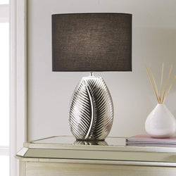 Polished Chrome Ceramic Table lamp