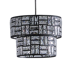 Two Tier Crystal Pendant