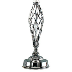 Polished Chrome Barley Twist Table Lamp