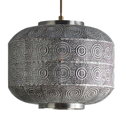 Britalia BRLEVANSN/PE Satin Nickel Moroccan Style Modern Easy Fit Non Electric Pendant Shade