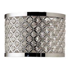 Polsihed Chrome Non Electric Pendant with Jewels