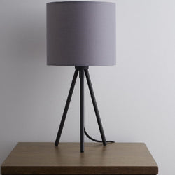 Grey Tripod Table Lamp