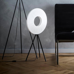 Black and White Tripod Table Lamp
