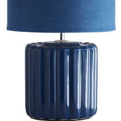 Blue Pottery Table Desk Light