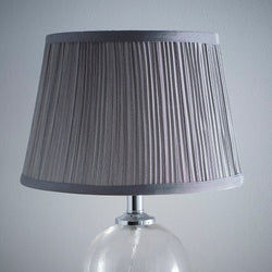 12 INch Grey Pleated Shade