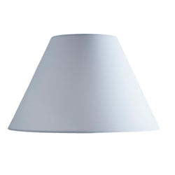 Britalia BRL10COOLIE/WHI White Linen with White Inner Vintage Coolie Lamp Shade - 25cm Diameter